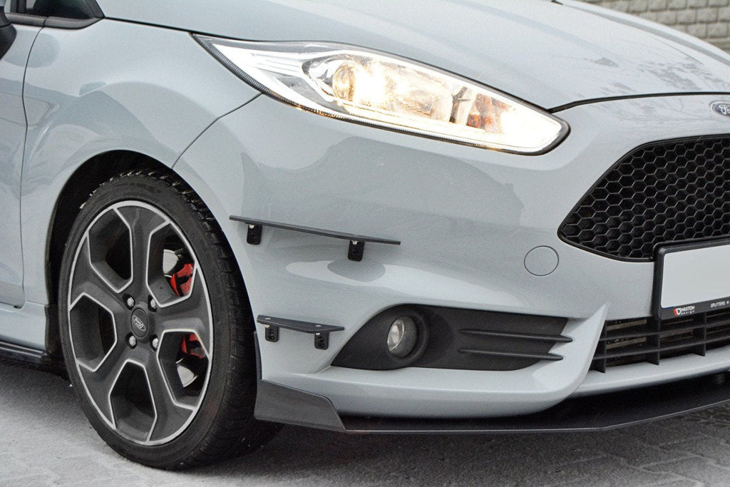 MAXTON DESIGN FRONT BUMPER WINGS (CANARDS) FORD FIESTA ST MK7 FL