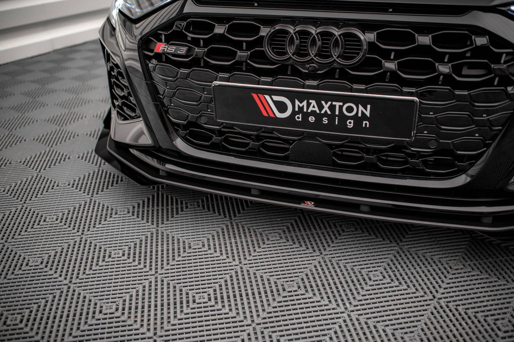 MAXTON DESIGN FRONT SPLITTER FLAPS AUDI RS3 SPORTBACK / SEDAN 8Y