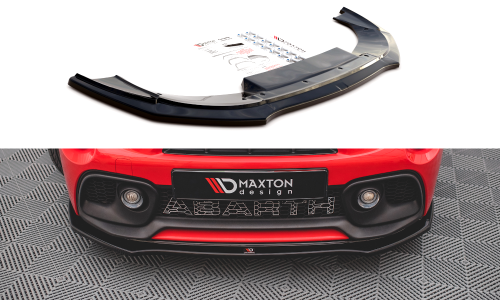 MAXTON DESIGN FRONT SPLITTER FIAT 500 ABARTH MK1 FACELIFT