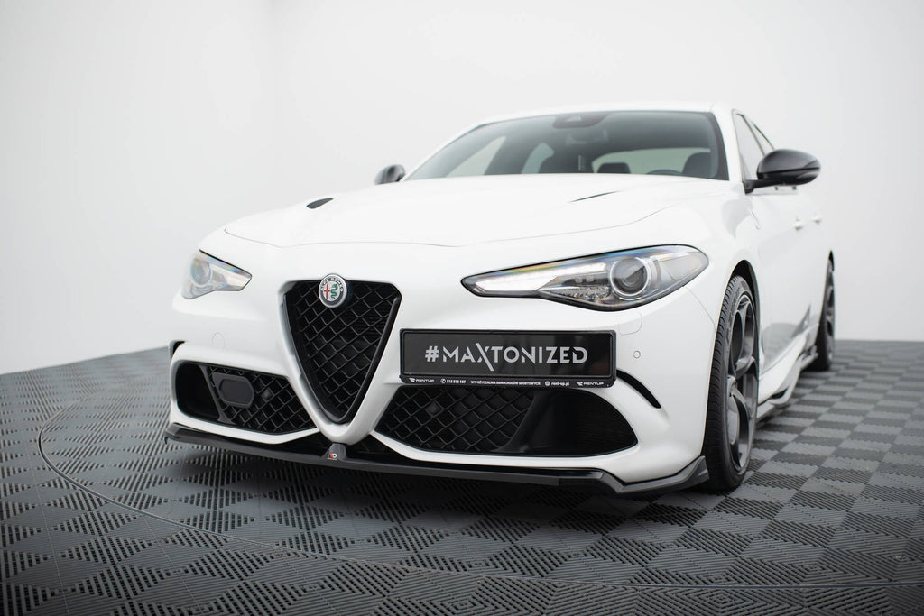 MAXTON DESIGN FRONT SPLITTER ALFA ROMEO GIULIA QUADRIFOGLIO