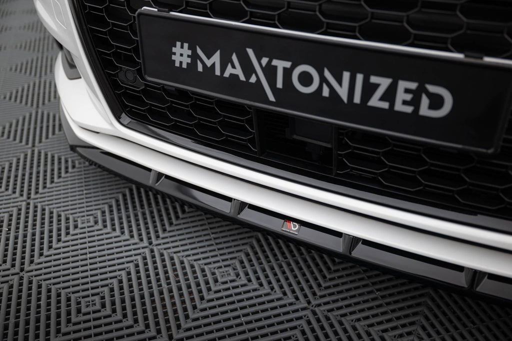 MAXTON DESIGN Front Splitter Audi A3 Sedan 8V Facelift