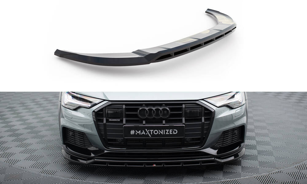 MAXTON DESIGN FRONT SPLITTER AUDI A6 ALLROAD C8