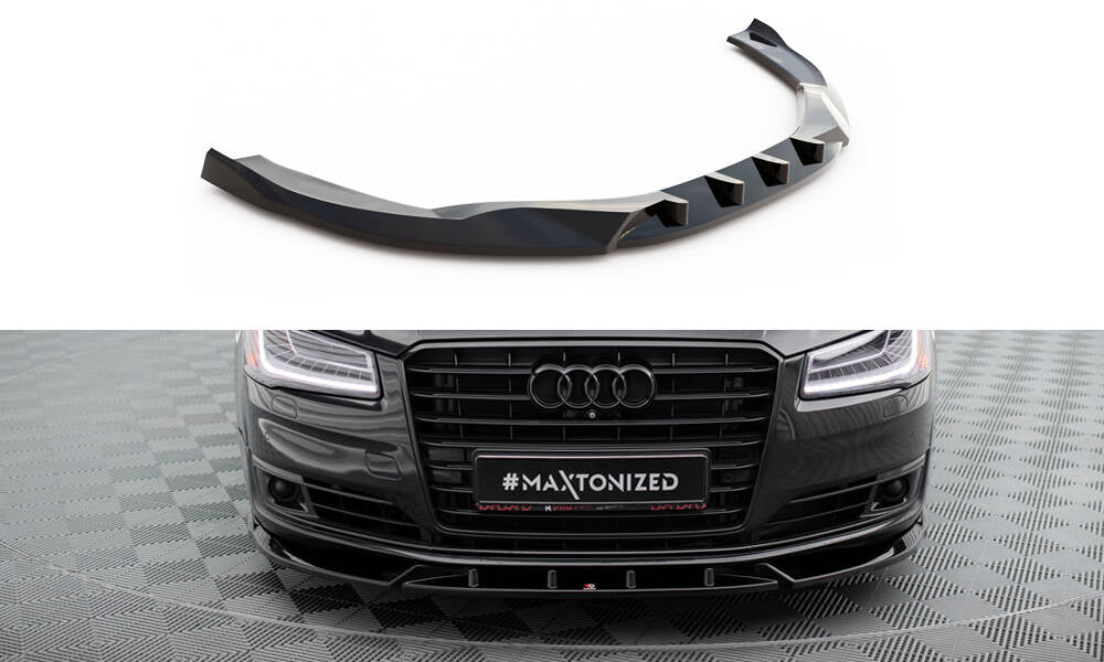 MAXTON DESIGN FRONT SPLITTER AUDI A8 D4 FACELIFT