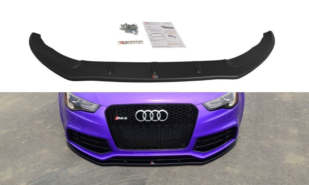 MAXTON DESIGN FRONT SPLITTER AUDI RS5 8T / 8T FACELIFT