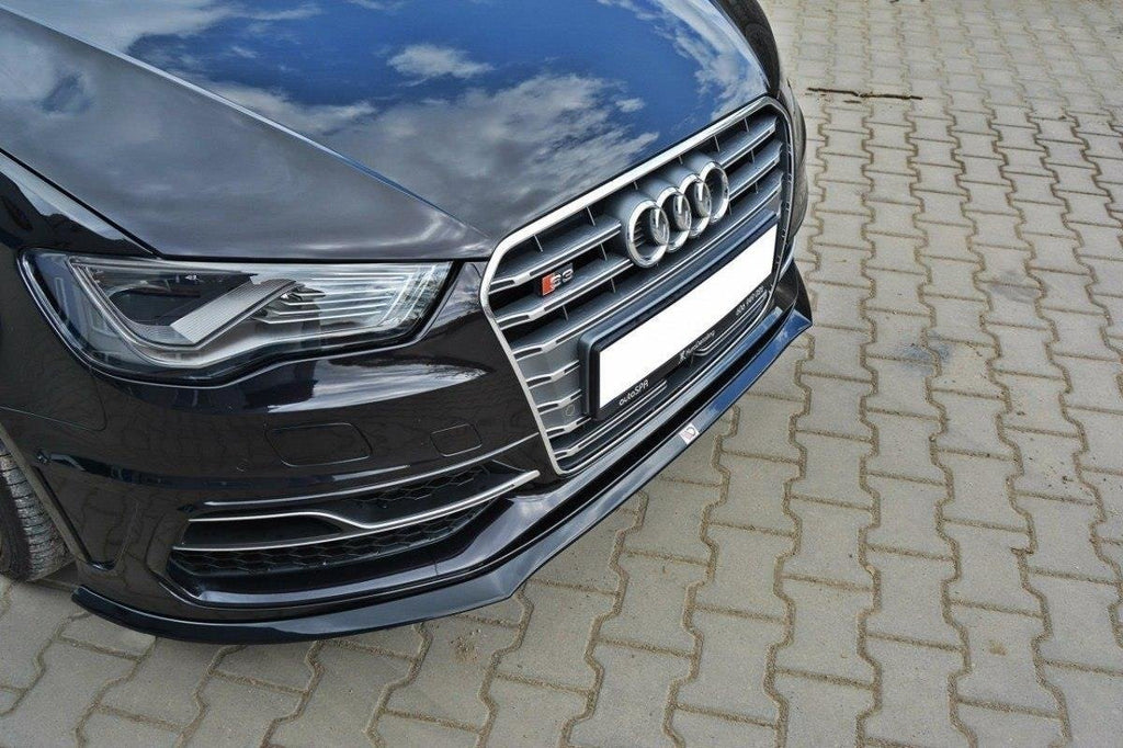 MAXTON DESIGN FRONT SPLITTER AUDI S3 / A3 S-LINE 8V HATCHBACK / SPORTBACK