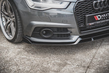 Load image into Gallery viewer, MAXTON DESIGN FRONT SPLITTER AUDI S6 / A6 S-LINE C7 FL