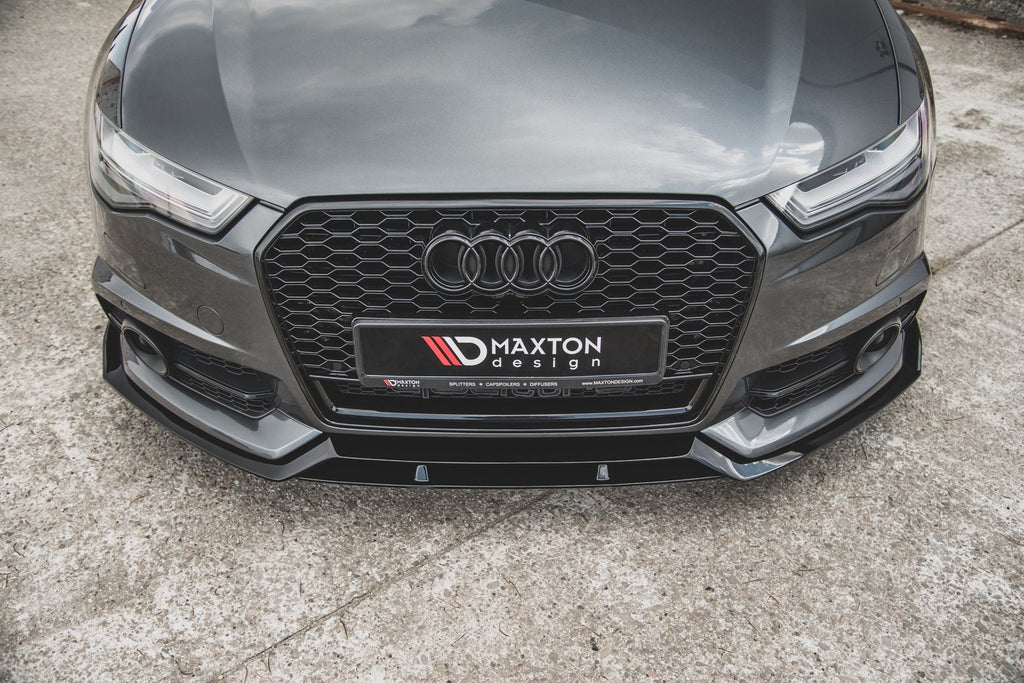 MAXTON DESIGN FRONT SPLITTER AUDI S6 / A6 S-LINE C7 FL