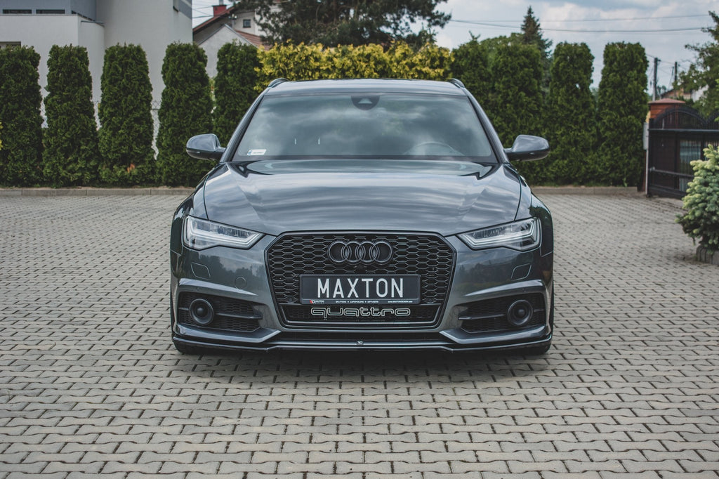 MAXTON DESIGN FRONT SPLITTER AUDI S6 / A6 S-LINE C7 FL