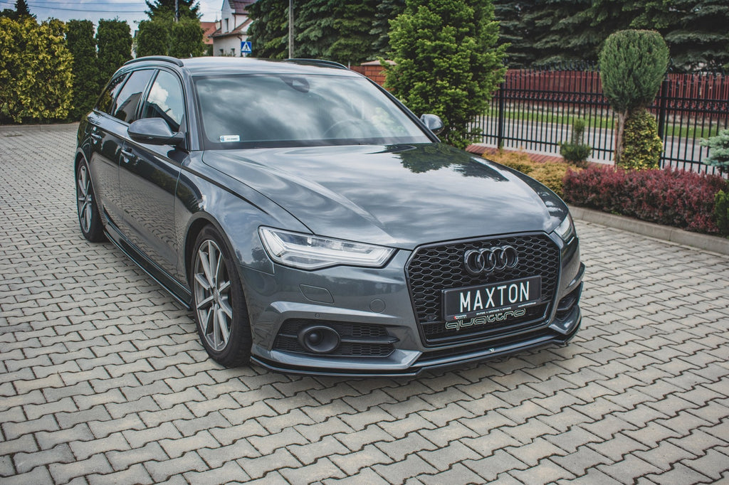 MAXTON DESIGN FRONT SPLITTER AUDI S6 / A6 S-LINE C7 FL