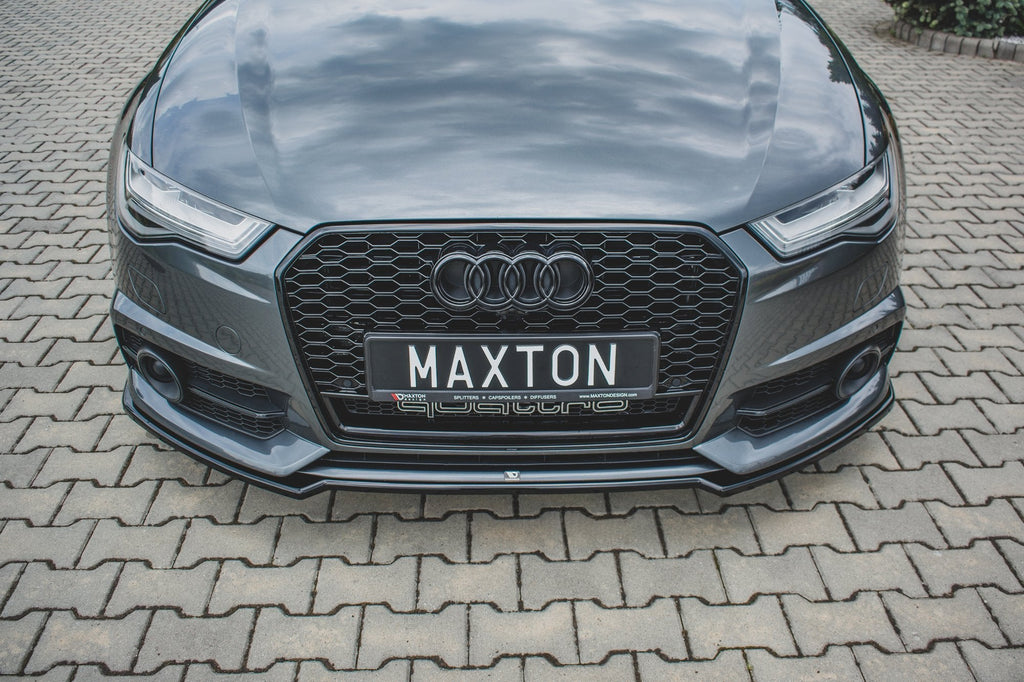 MAXTON DESIGN FRONT SPLITTER AUDI S6 / A6 S-LINE C7 FL