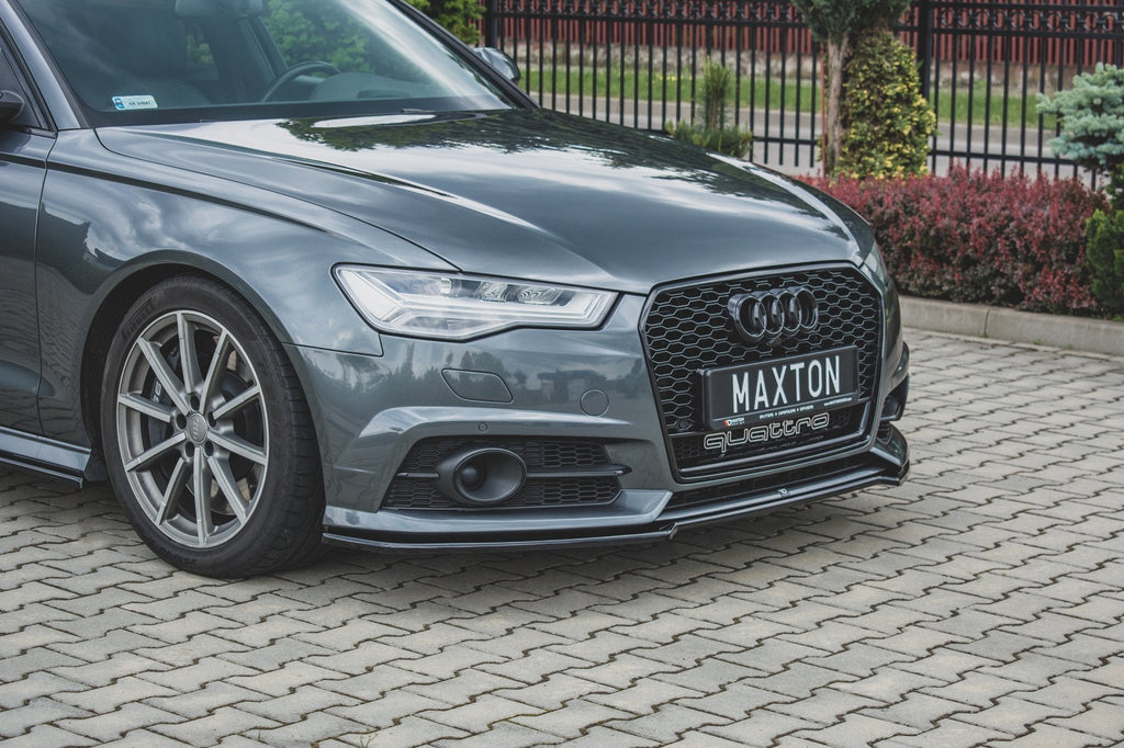 MAXTON DESIGN FRONT SPLITTER AUDI S6 / A6 S-LINE C7 FL