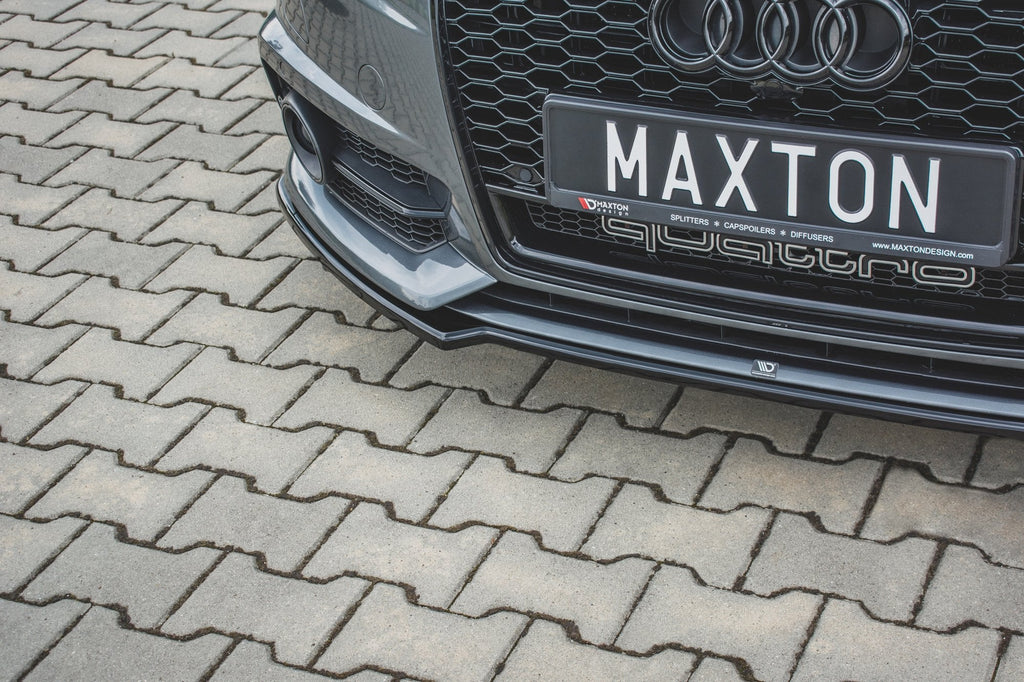 MAXTON DESIGN FRONT SPLITTER AUDI S6 / A6 S-LINE C7 FL