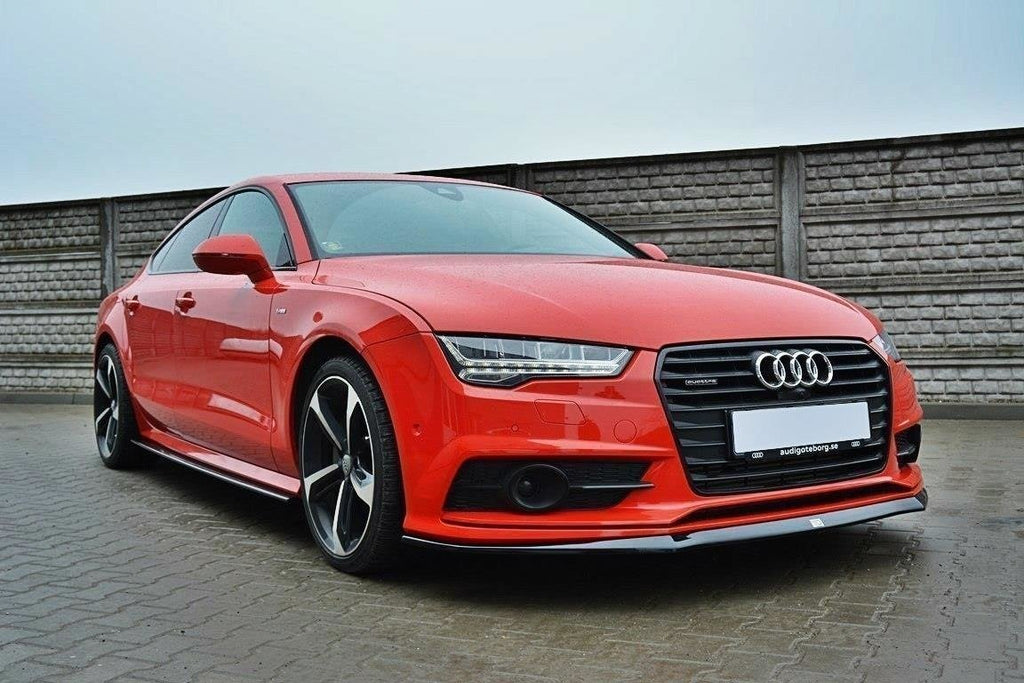 MAXTON DESIGN FRONT SPLITTER AUDI S7 / A7 S-LINE C7 FL