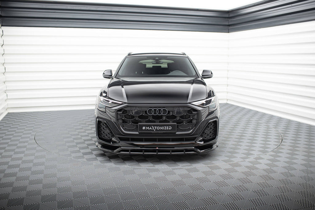 MAXTON DESIGN FRONT SPLITTER AUDI SQ8 / Q8 S-LINE MK1 FACELIFT