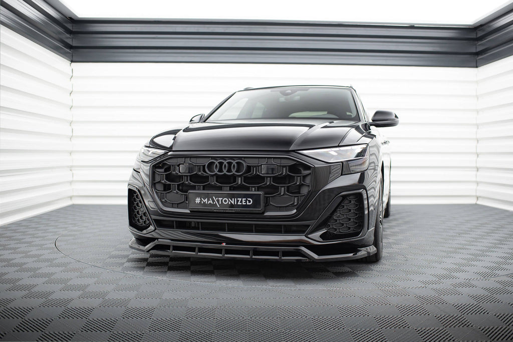 MAXTON DESIGN FRONT SPLITTER AUDI SQ8 / Q8 S-LINE MK1 FACELIFT