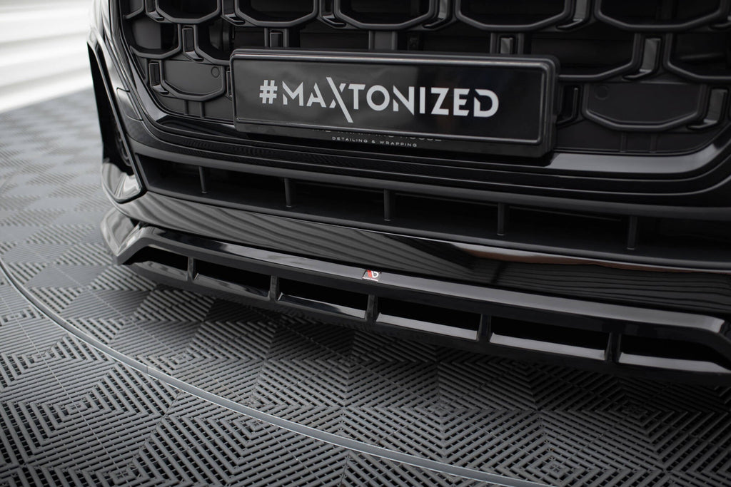 MAXTON DESIGN FRONT SPLITTER AUDI SQ8 / Q8 S-LINE MK1 FACELIFT