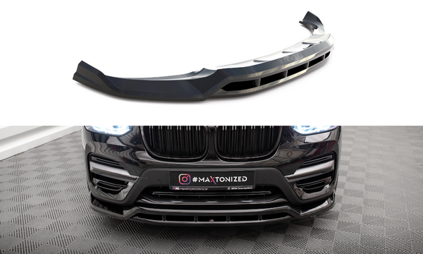 【ヤッさん 】 G01 maxton design フロントスポイラ eng_pl_Front-Splitter-BMW-X3-