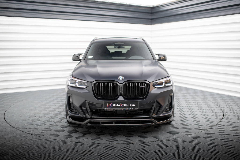 MAXTON DESIGN FRONT SPLITTER BMW X3 M-PACK G01 FACELIFT