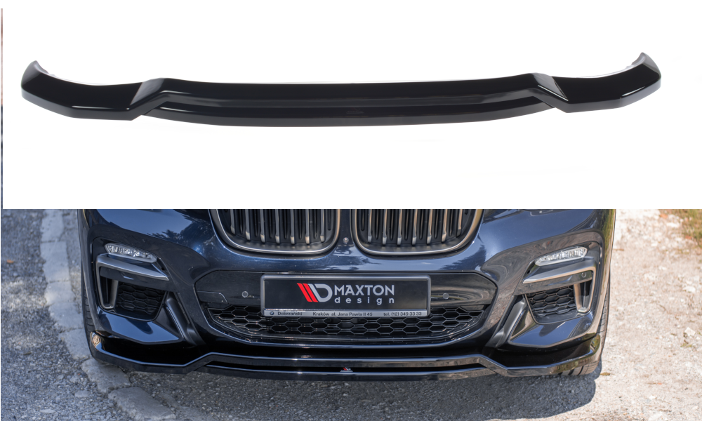 MAXTON DESIGN FRONT SPLITTER BMW X4 M-PACK G02