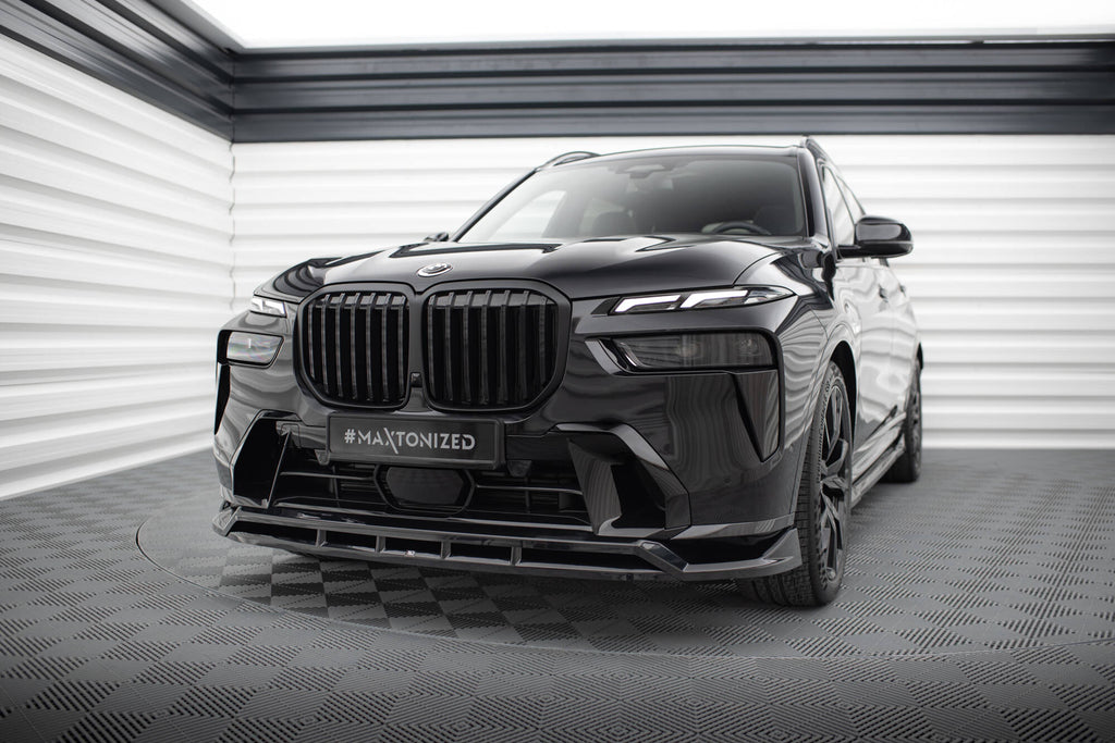 MAXTON DESIGN FRONT SPLITTER BMW X7 M-PACK G07 FACELIFT