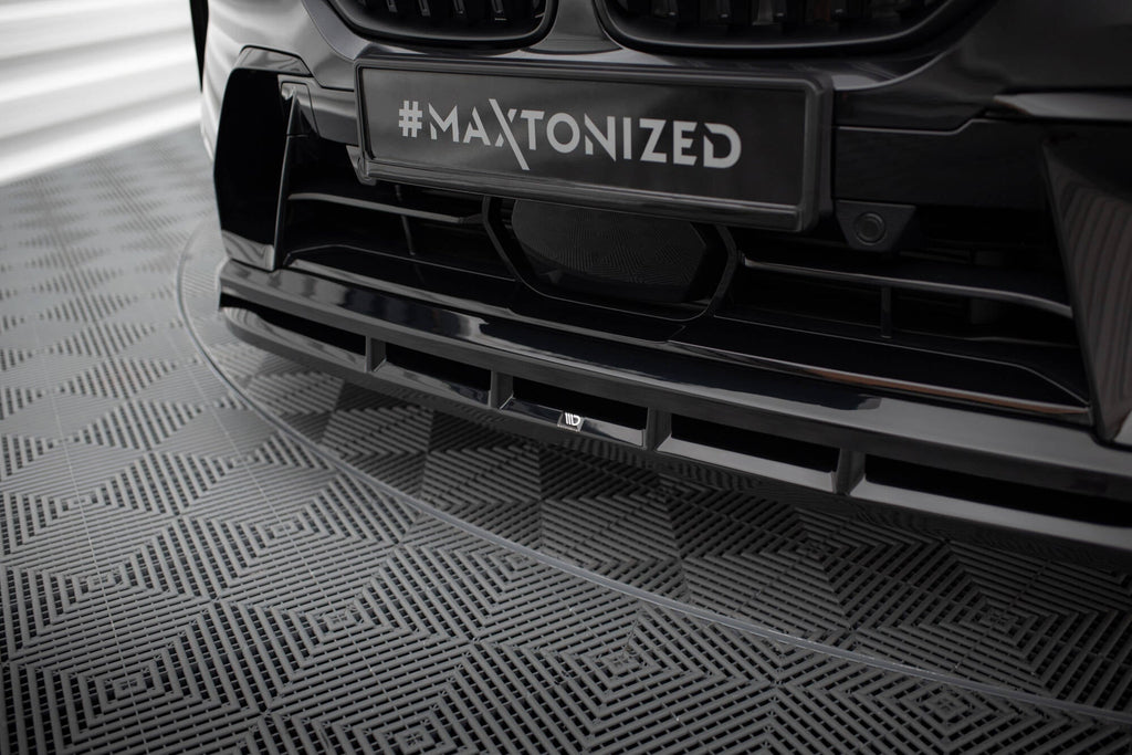 MAXTON DESIGN FRONT SPLITTER BMW X7 M-PACK G07 FACELIFT