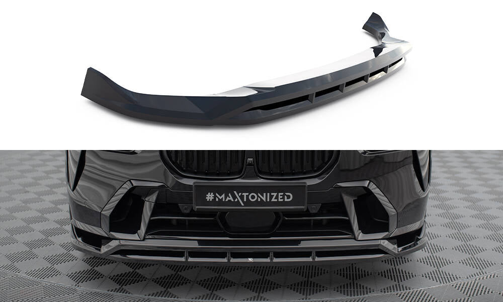 MAXTON DESIGN FRONT SPLITTER BMW X7 M-PACK G07 FACELIFT