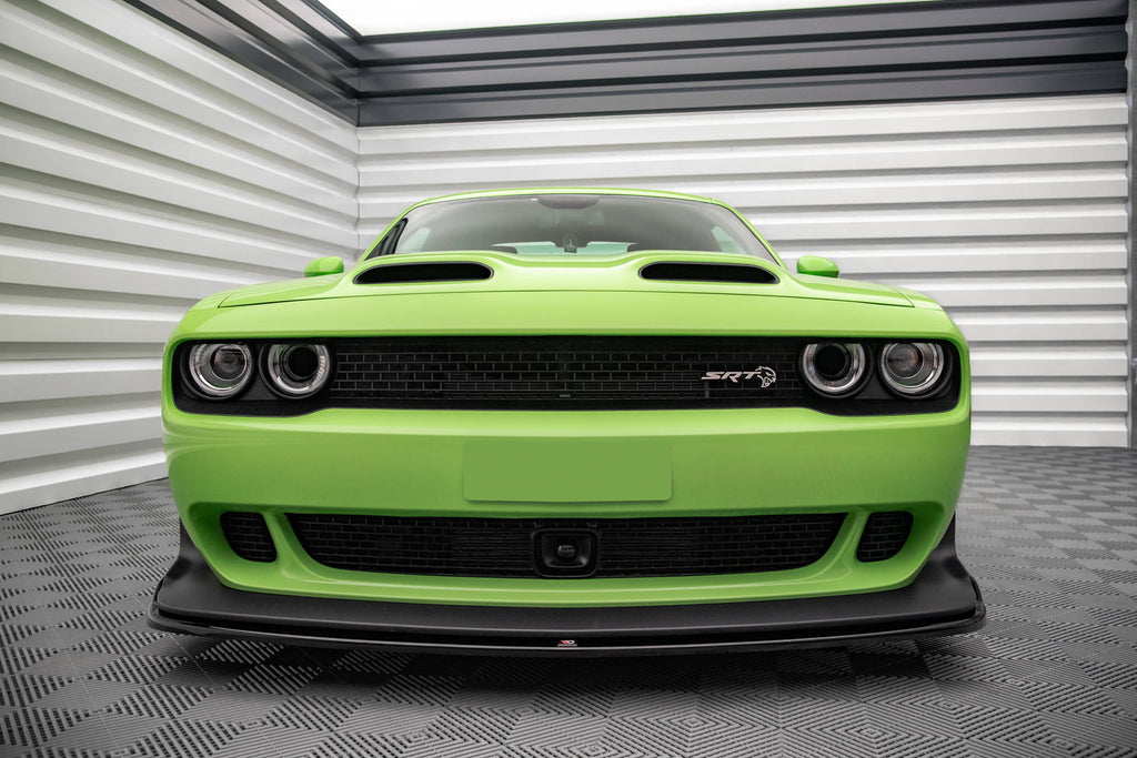 MAXTON DESIGN FRONT SPLITTER DODGE CHALLENGER SRT HELLCAT WIDEBODY MK3