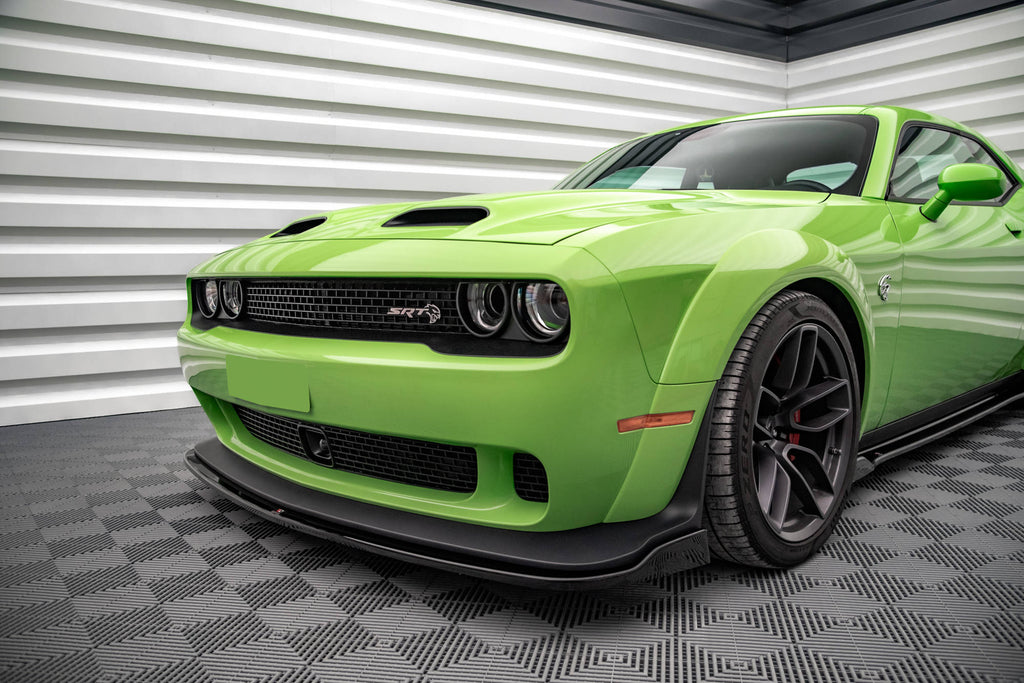 MAXTON DESIGN FRONT SPLITTER DODGE CHALLENGER SRT HELLCAT WIDEBODY MK3