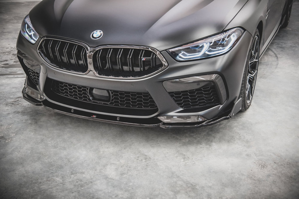 MAXTON DESIGN FRONT SPLITTER + FLAPS V.1 BMW M8 GRAN COUPE F93 / COUPE F92