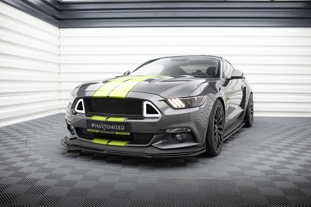 MAXTON DESIGN FRONT SPLITTER V.1 FORD MUSTANG MK6 GT