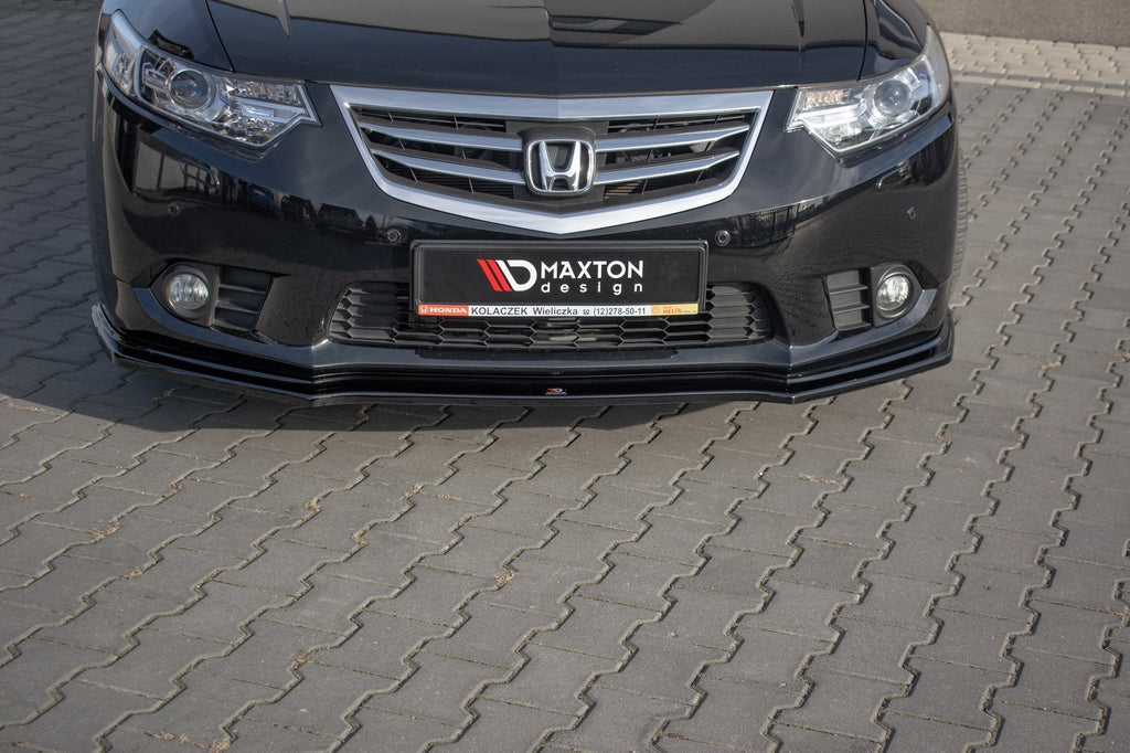 MAXTON DESIGN FRONT SPLITTER ACURA TSX CU2 FFACELIFT / HONDA ACCORD VIII (CU SERIES) FACELIFT