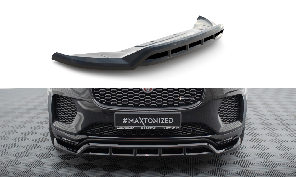 MAXTON DESIGN FRONT SPLITTER JAGUAR E-PACE R-DYNAMIC MK1