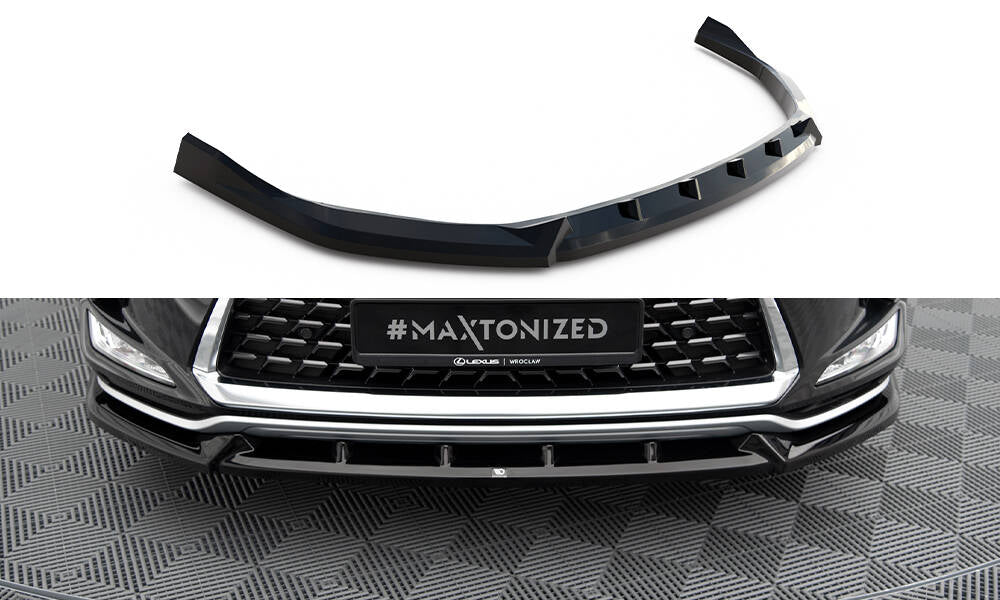 MAXTON DESIGN FRONT SPLITTER LEXUS RX MK4 FACELIFT