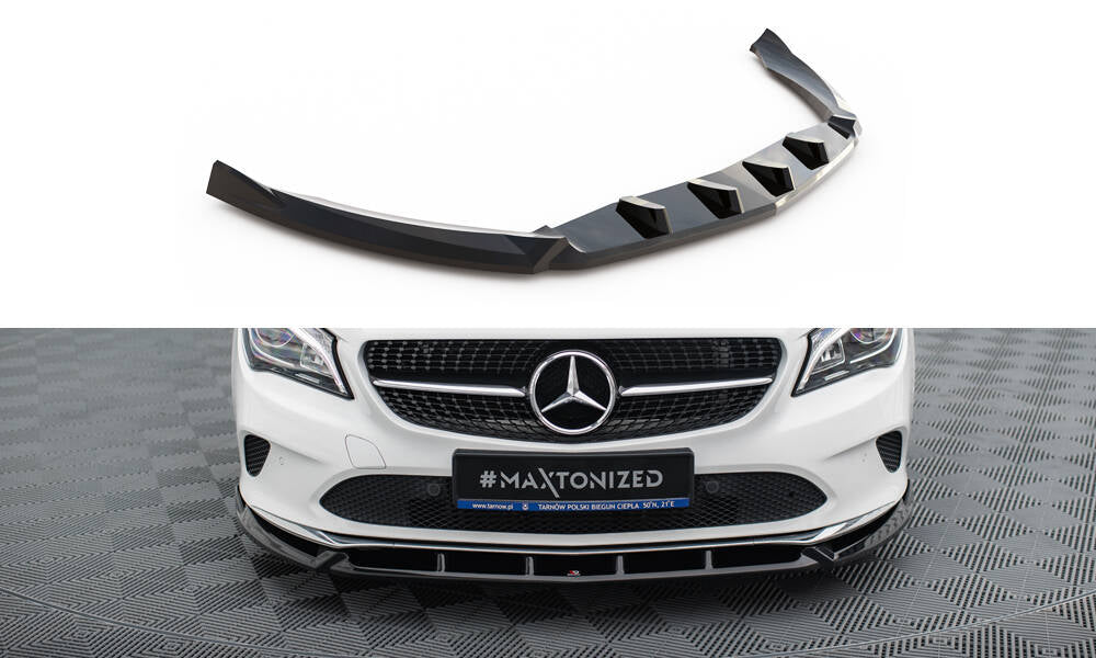 MAXTON DESIGN FRONT SPLITTER MERCEDES-BENZ CLA C117 FACELIFT