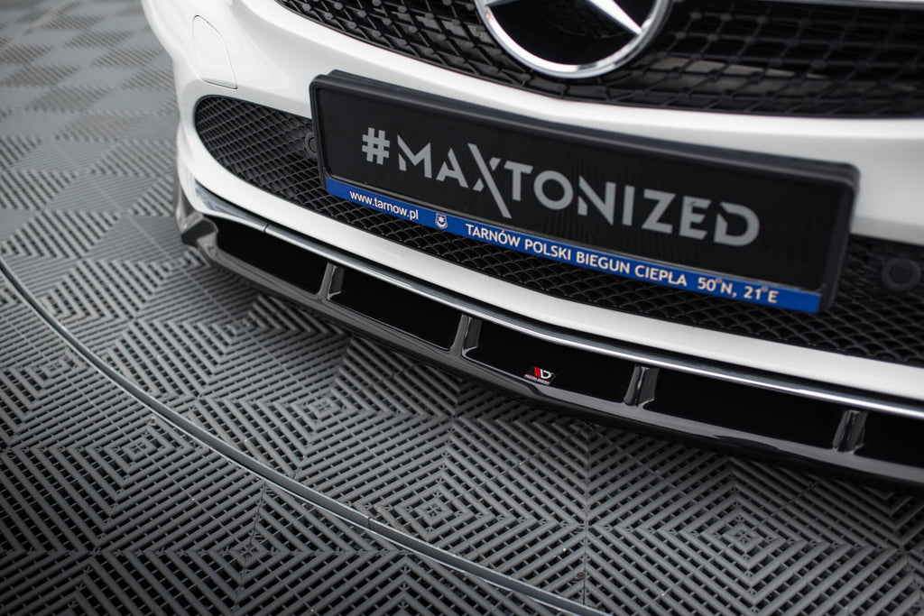 MAXTON DESIGN FRONT SPLITTER MERCEDES-BENZ CLA C117 FACELIFT