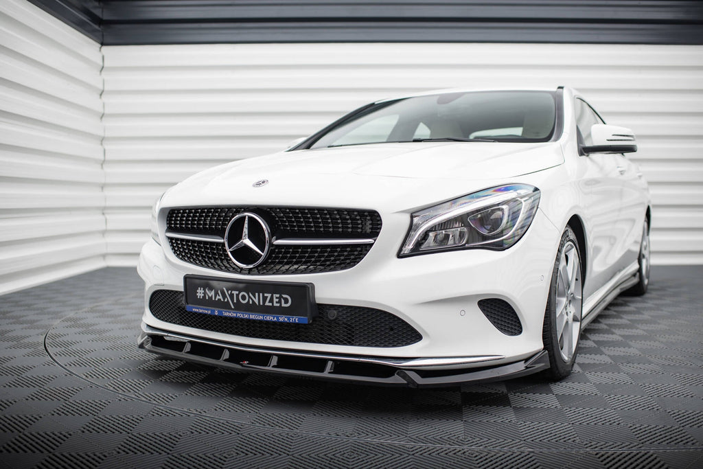 MAXTON DESIGN FRONT SPLITTER MERCEDES-BENZ CLA C117 FACELIFT