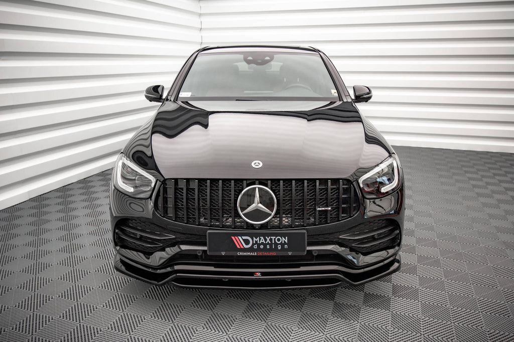 MAXTON DESIGN FRONT SPLITTER MERCEDES-BENZ GLC COUPE AMG-LINE C253 FACELIFT