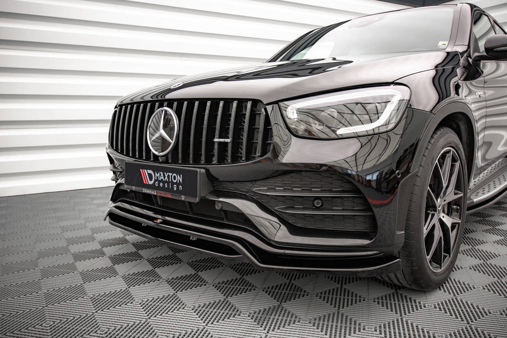 MAXTON DESIGN FRONT SPLITTER MERCEDES-BENZ GLC COUPE AMG-LINE C253 FACELIFT