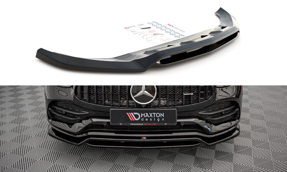 MAXTON DESIGN FRONT SPLITTER MERCEDES-BENZ GLC COUPE AMG-LINE C253 FACELIFT