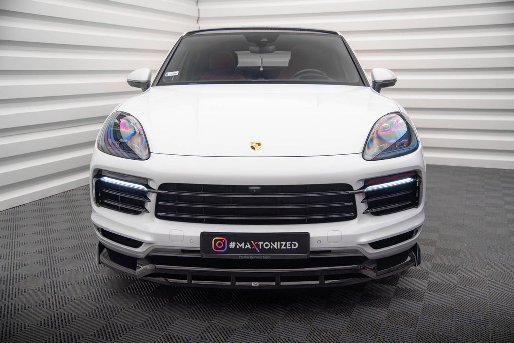 MAXTON DESIGN FRONT SPLITTER PORSCHE CAYENNE COUPE MK3