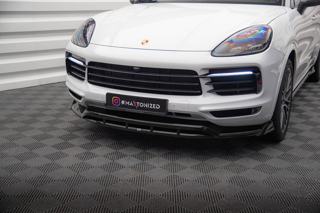 MAXTON DESIGN FRONT SPLITTER PORSCHE CAYENNE COUPE MK3