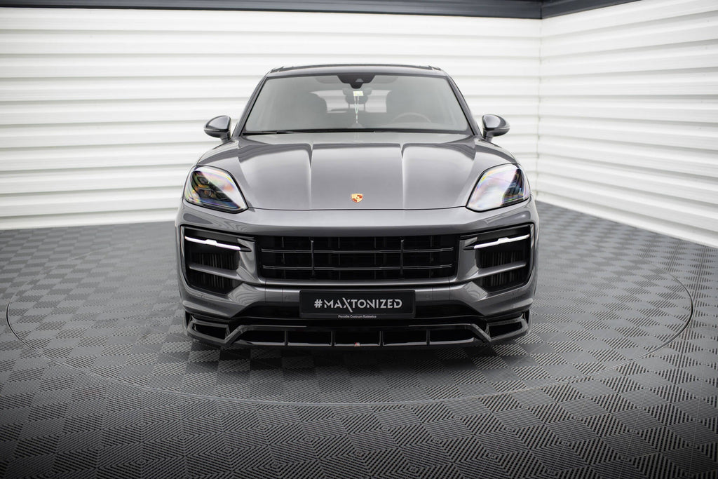 MAXTON DESIGN Front Splitter Porsche Cayenne SUV / Coupe Mk3 Facelift