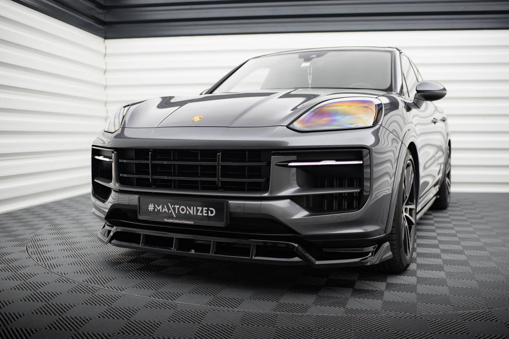 MAXTON DESIGN Front Splitter Porsche Cayenne SUV / Coupe Mk3 Facelift