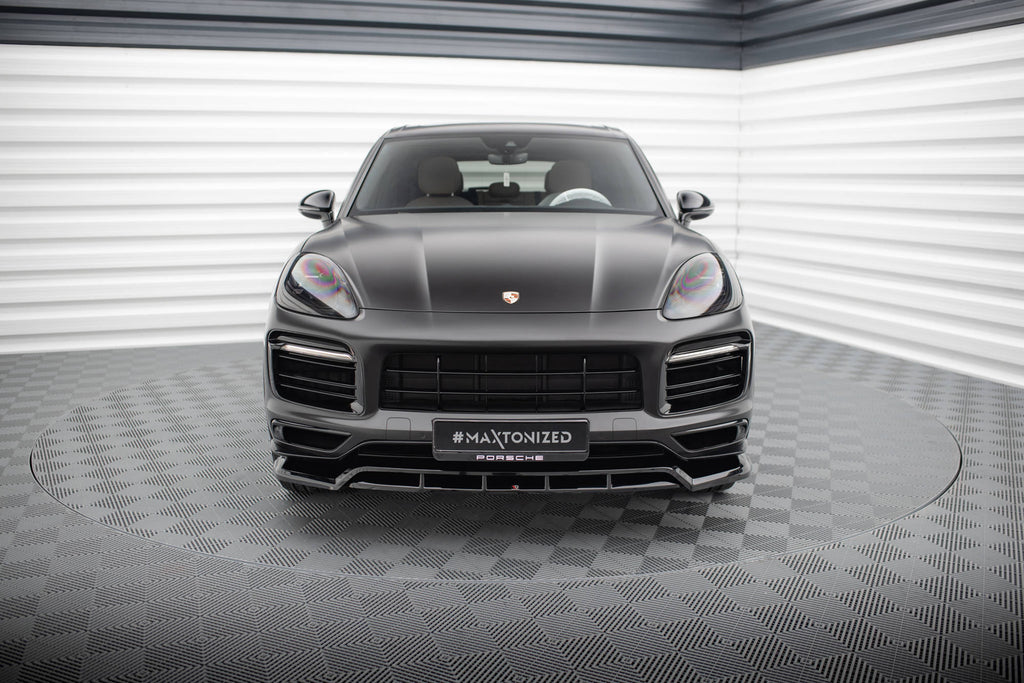 MAXTON DESIGN FRONT SPLITTER PORSCHE CAYENNE SPORT DESIGN MK3