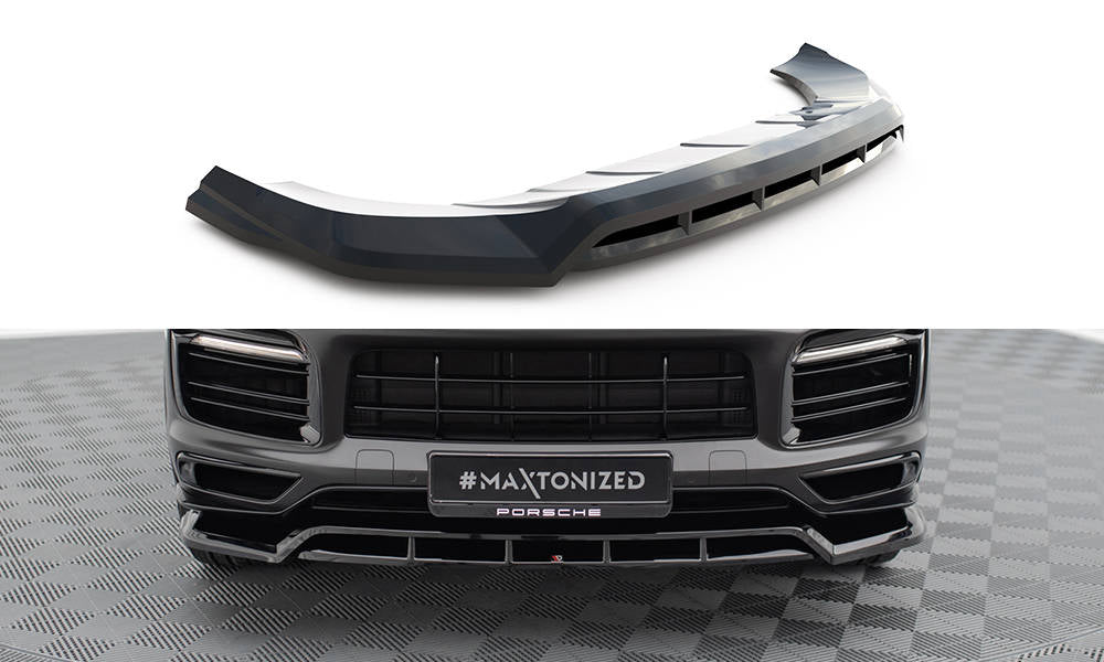 MAXTON DESIGN FRONT SPLITTER PORSCHE CAYENNE SPORT DESIGN MK3