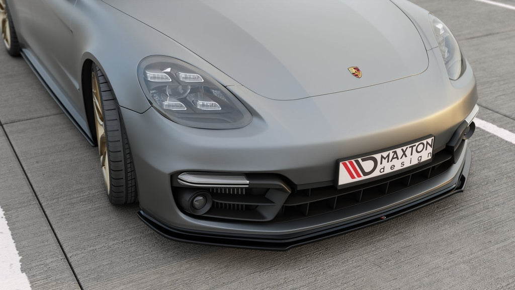 MAXTON DESIGN FRONT SPLITTER PORSCHE PANAMERA TURBO / GTS 971