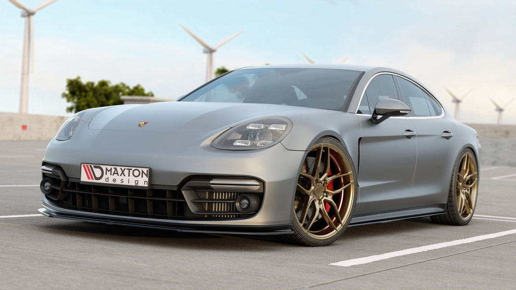 MAXTON DESIGN FRONT SPLITTER PORSCHE PANAMERA TURBO / GTS 971