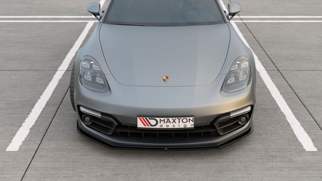 MAXTON DESIGN FRONT SPLITTER PORSCHE PANAMERA TURBO / GTS 971