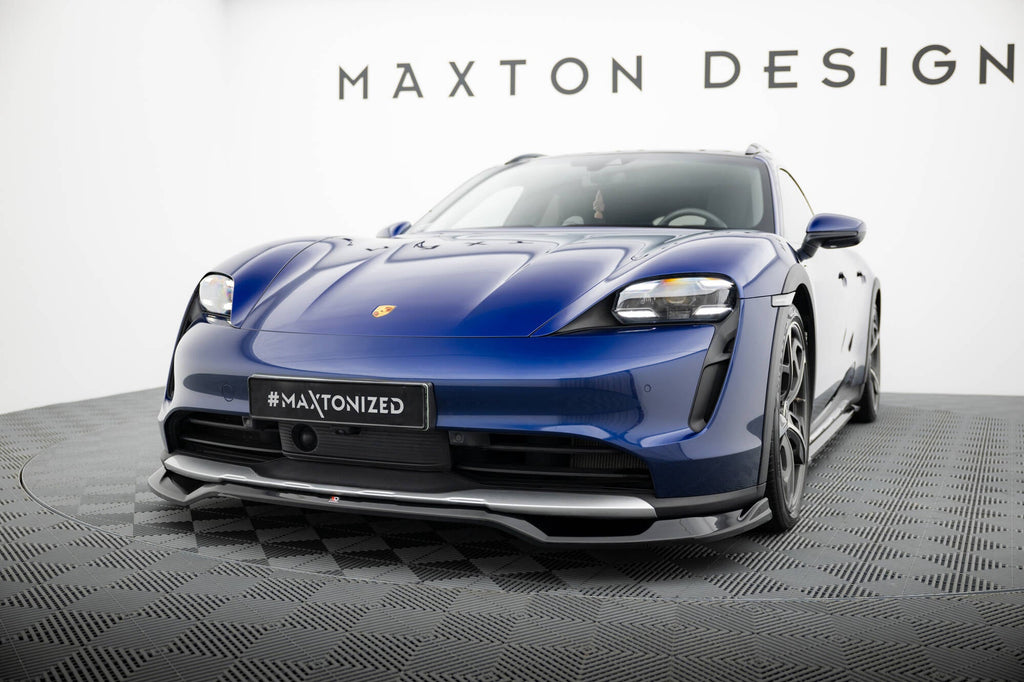 MAXTON DESIGN Front Splitter Porsche Taycan Cross Turismo 4S