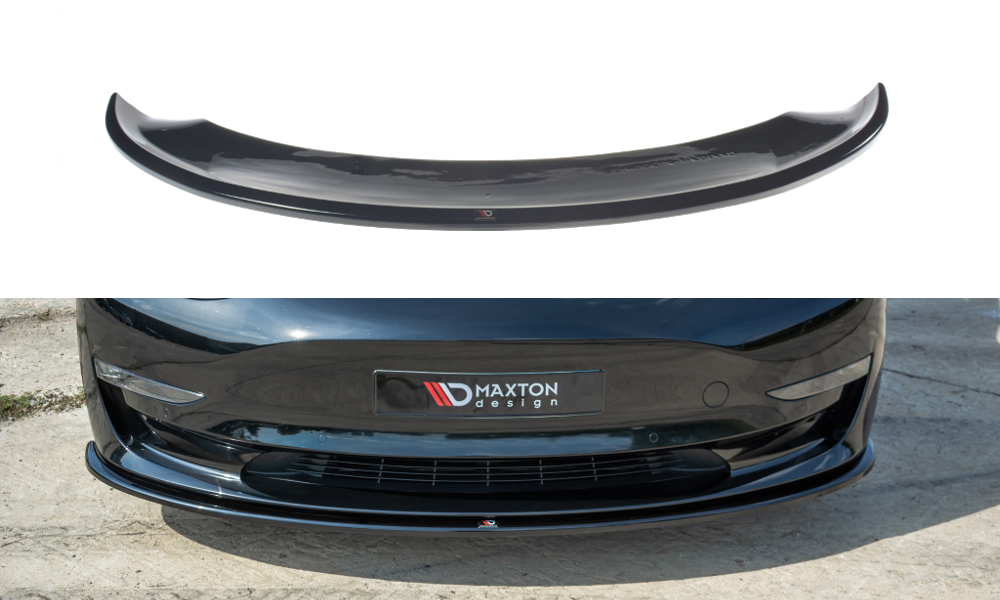 MAXTON DESIGN FRONT SPLITTER TESLA MODEL 3